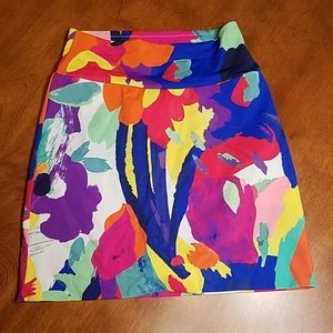 Hermoza swim skirt colorful floral